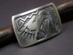 George Phillips (Hopi) – Overlay Gürtelschnalle (Adler)