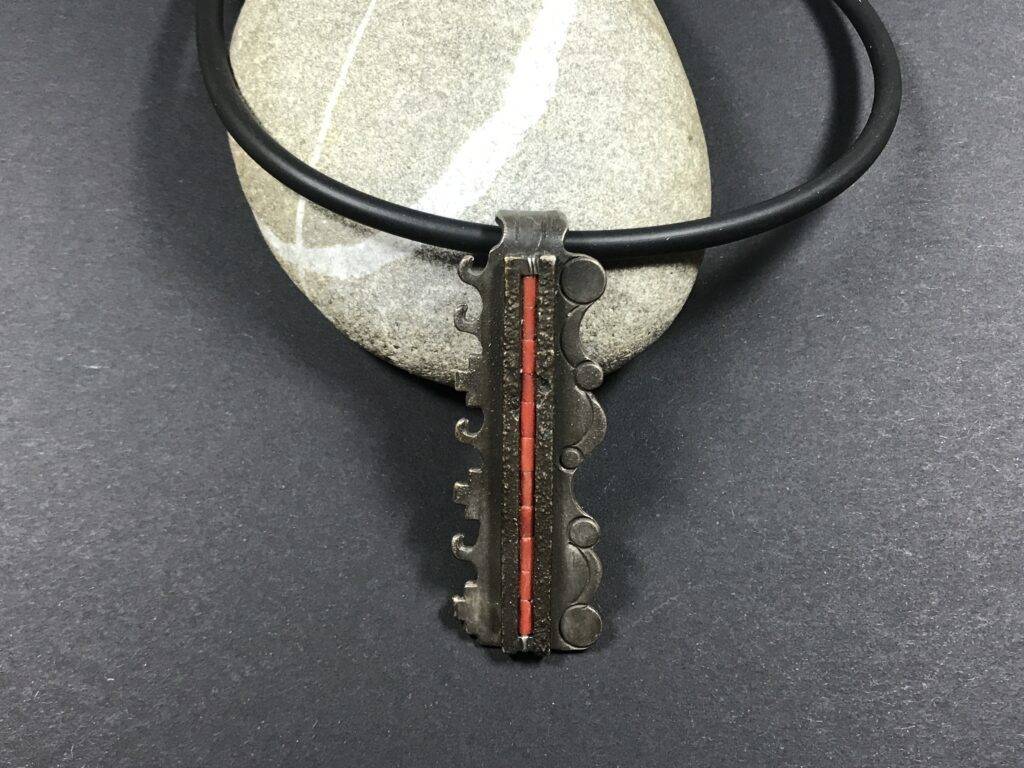 AaronBrokeshoulder(Shawnee Choktaw Pueblo)&#;Silberanhänger