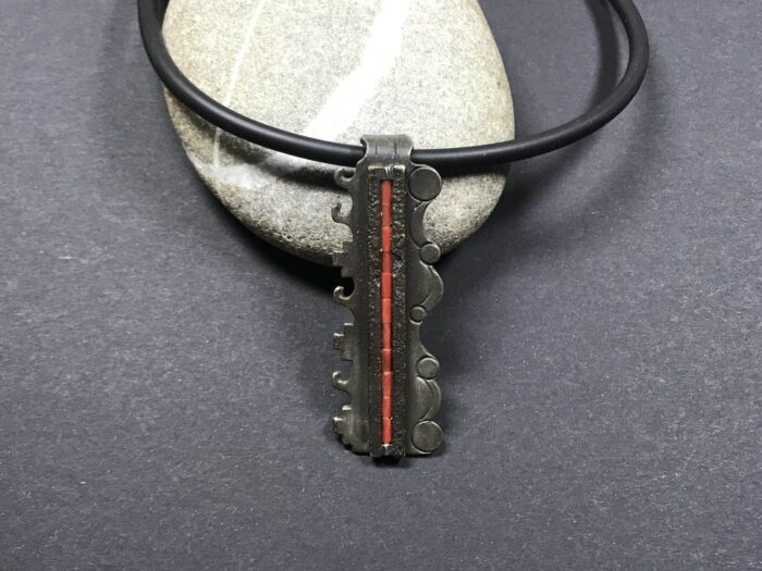 AaronBrokeshoulder(Shawnee Choktaw Pueblo)&#;Silberanhänger